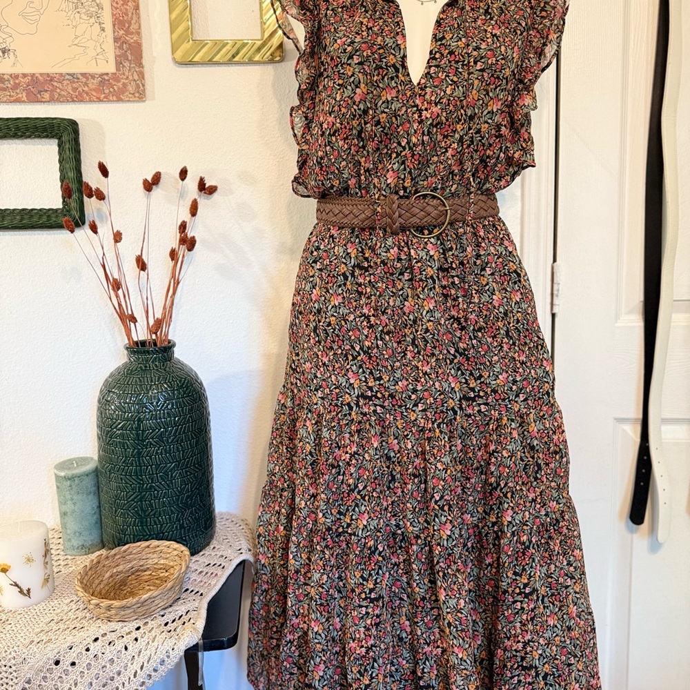 BB Dakota by Steve Madden Floral Ruffle Maxi Dress - Picture 8 of 14